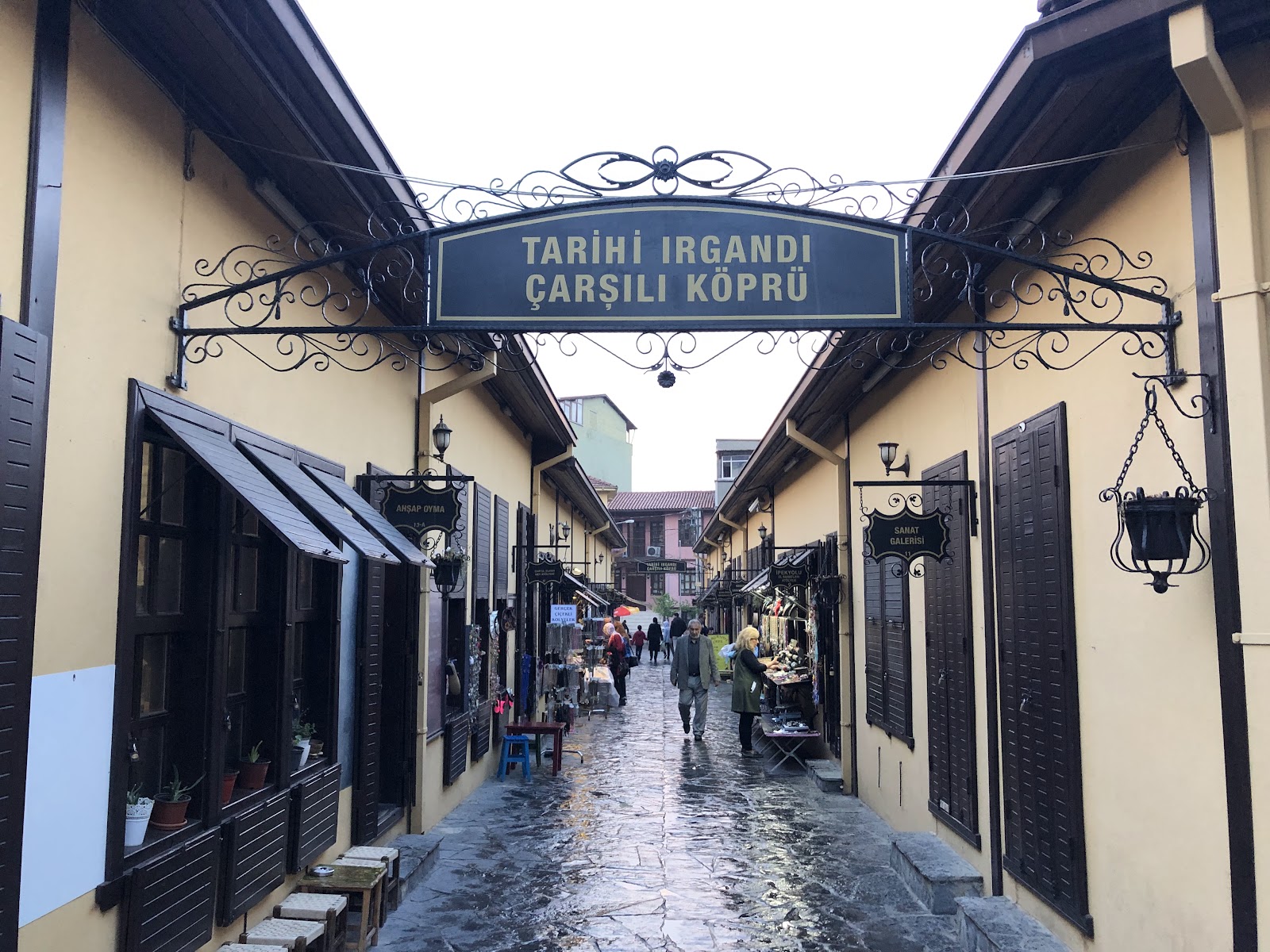 Tarihi Irgandı Çarşılı Köprü- Feyezan Ebru Atölyesi