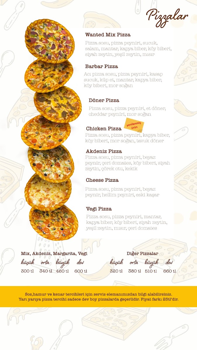Wanted Pizza Burger bağlar — fotoğraf 4