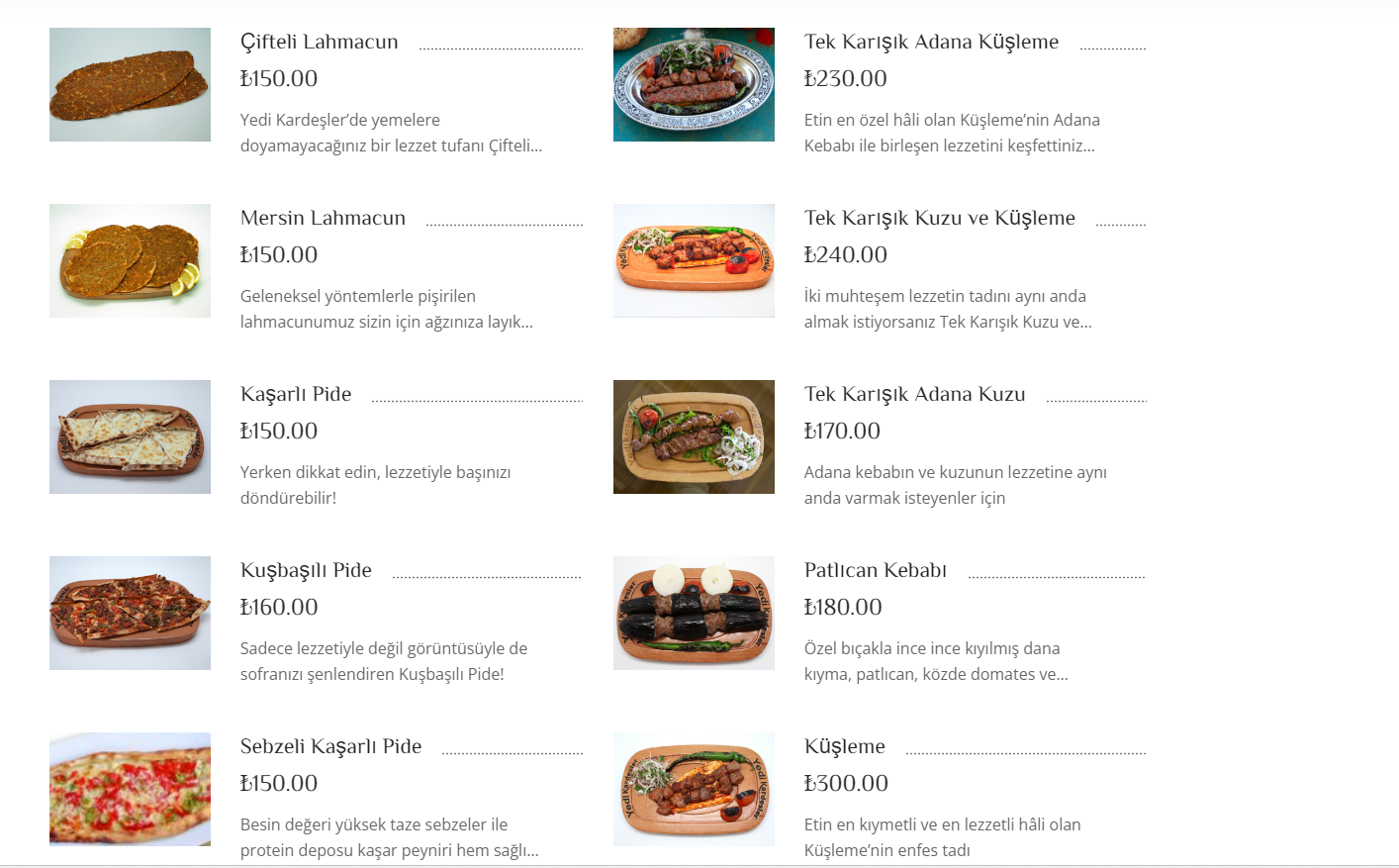 Yedi Kardeşler Restoran Kebap ve Lahmacun — fotoğraf 4