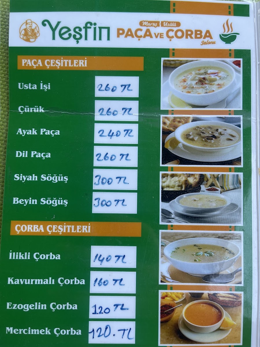 Yeşfin Maraş Usülü Paça ve Çorba Salonu — fotoğraf 3