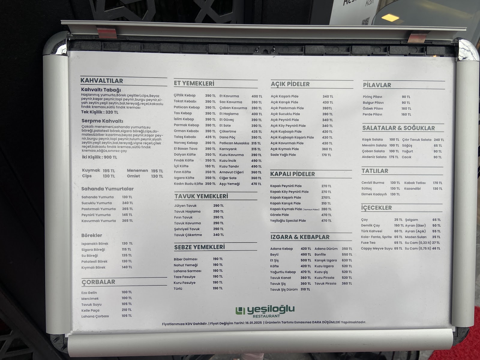 Yeşiloğlu Restaurant Tekkeköy — fotoğraf 4